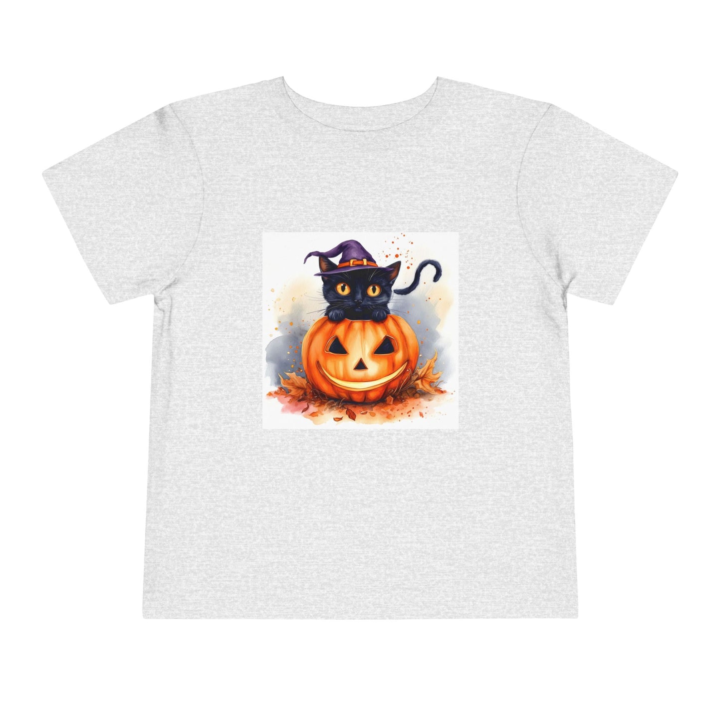 Halloween Cat Toddler Short Sleeve Tee