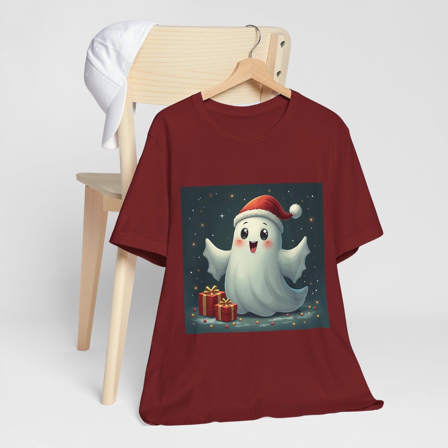 Christmas Presents Ghost Unisex Jersey Tee