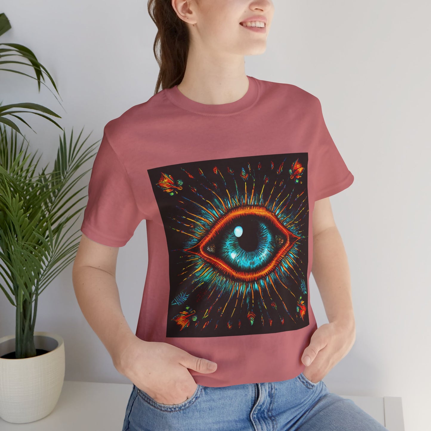 Mesmerizing Eye Unisex Jersey Short Sleeve Tee