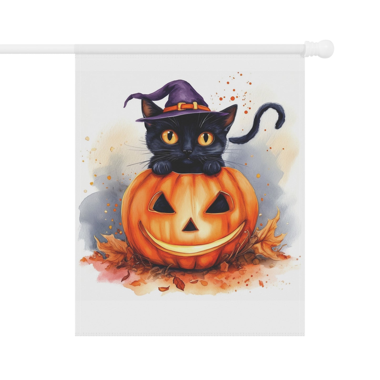 Halloween Cat Garden & House Banner