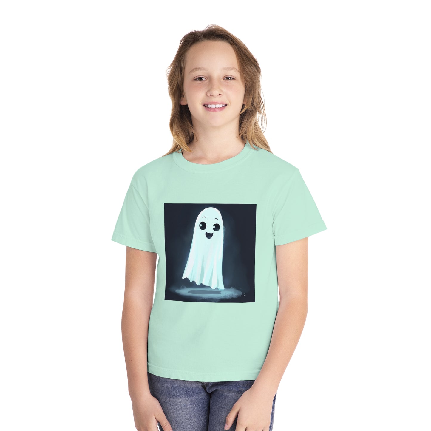 Cute Haunting Ghost Youth Midweight Tee