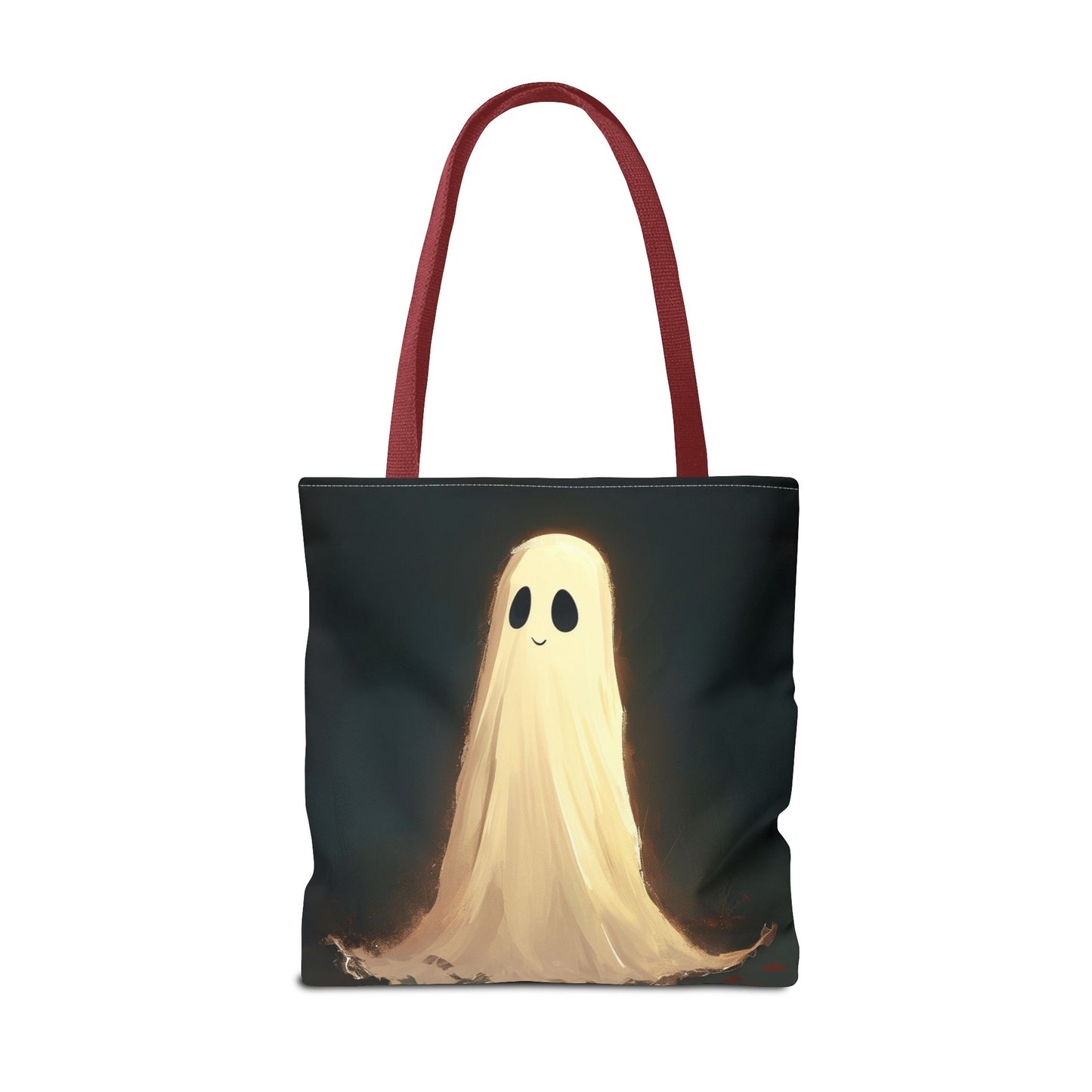 Happy Spooky Ghost Tote Bag (AOP)