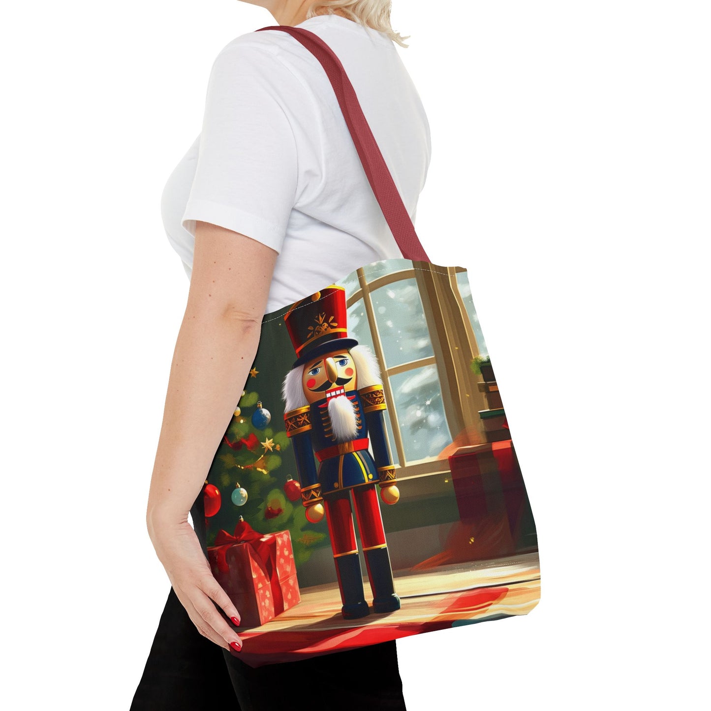 Holiday Nutcracker Tote Bag (AOP)