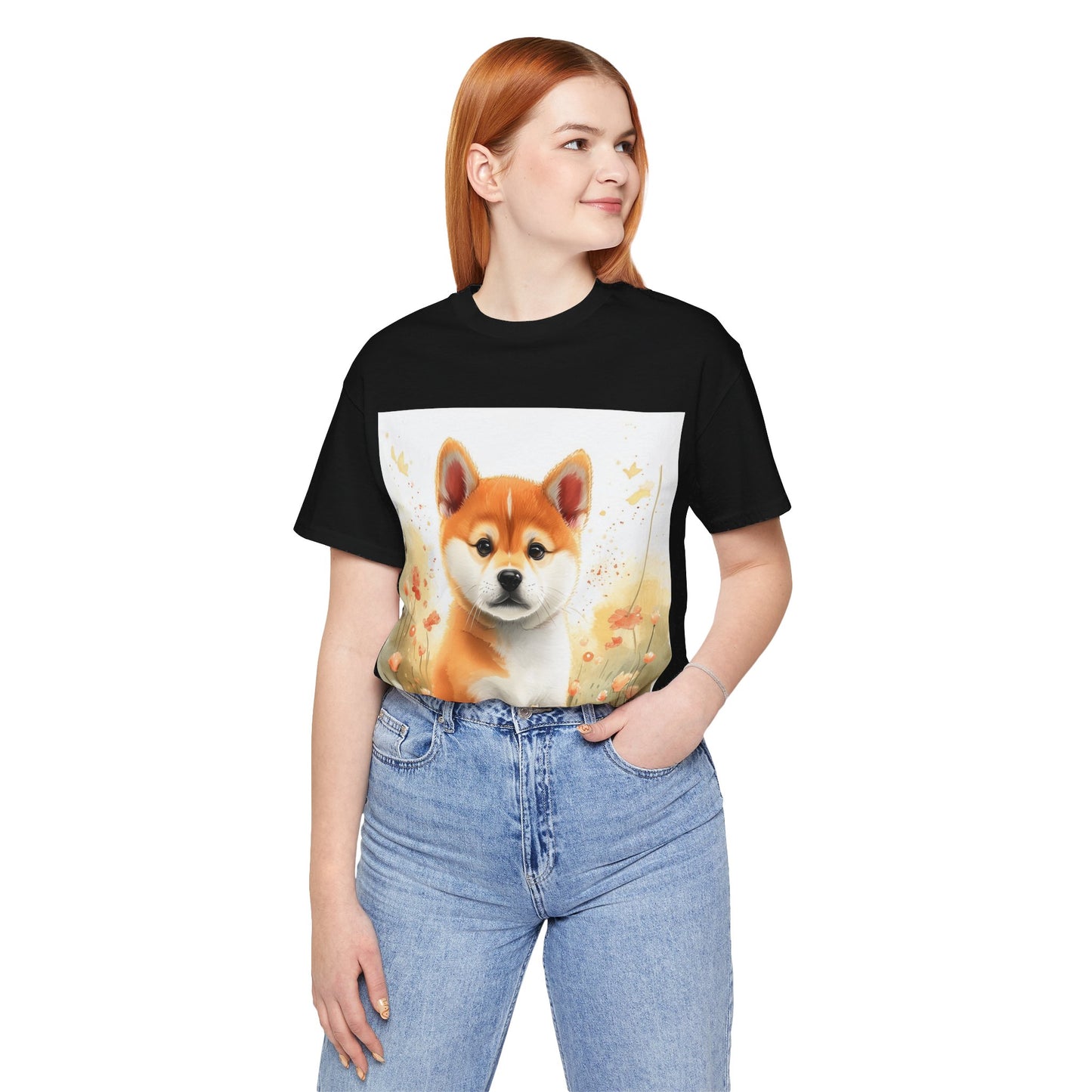 Shiba Inu Unisex Jersey Short Sleeve Tee