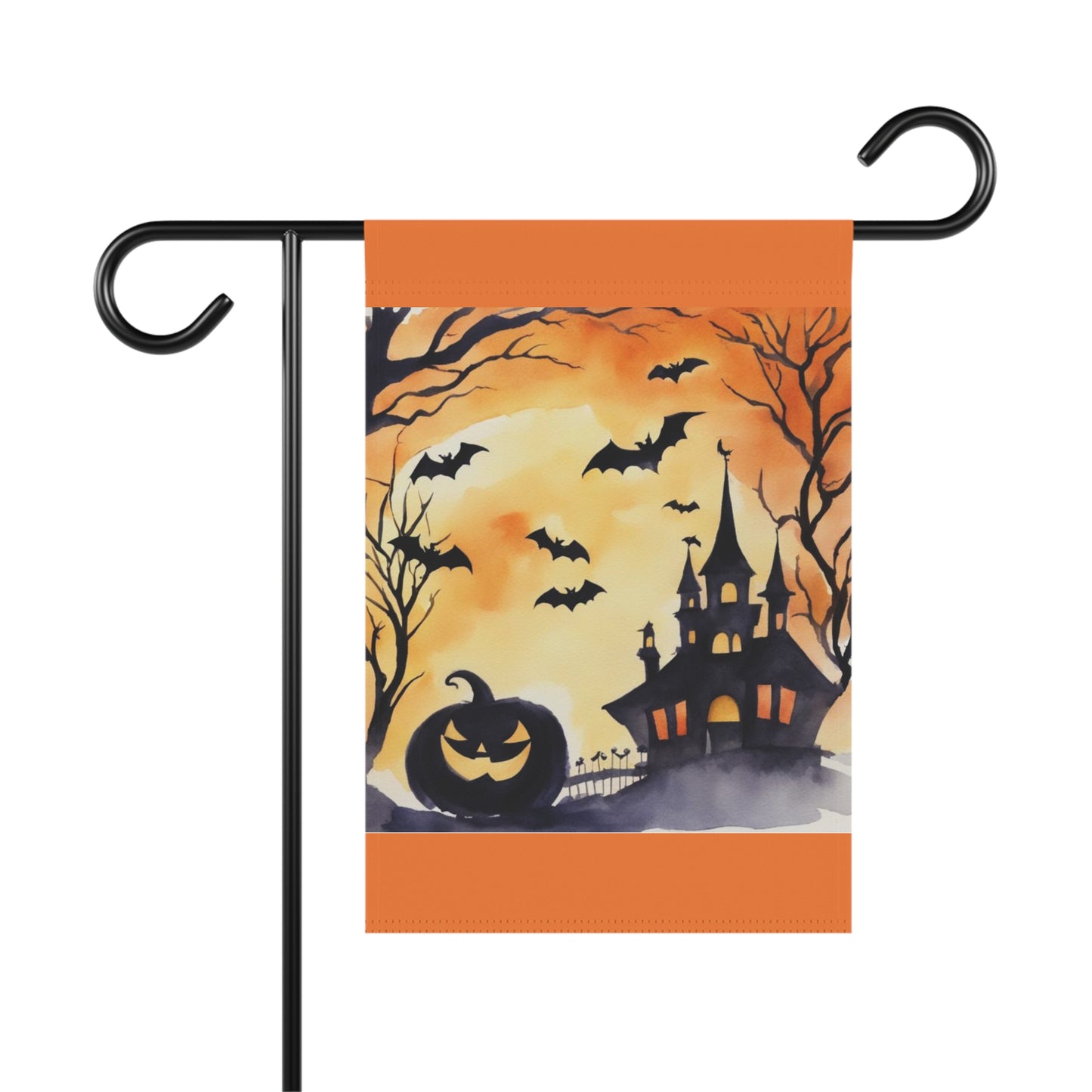 Halloween Haunted House Garden & House Banner