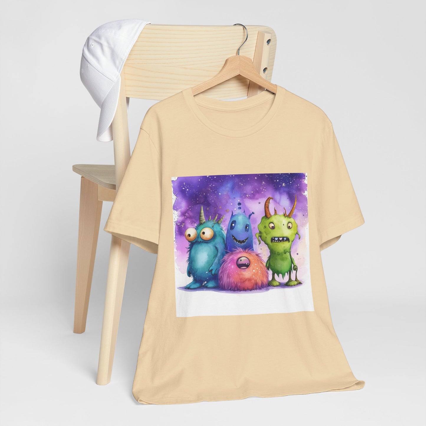 Cartoon Movie Monsters Unisex Jersey Short Sleeve Tee