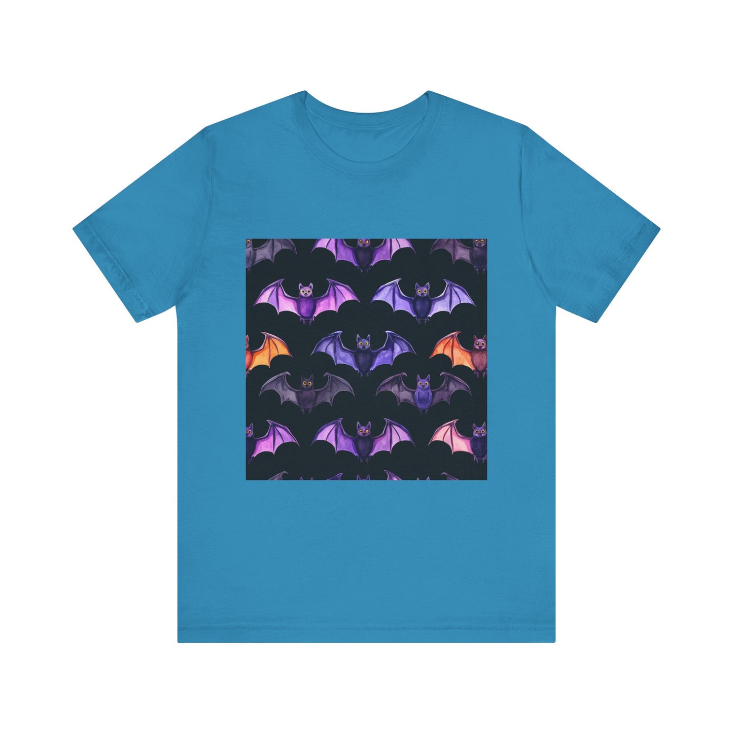 Cute Bat Pattern Unisex Jersey Short Sleeve Tee