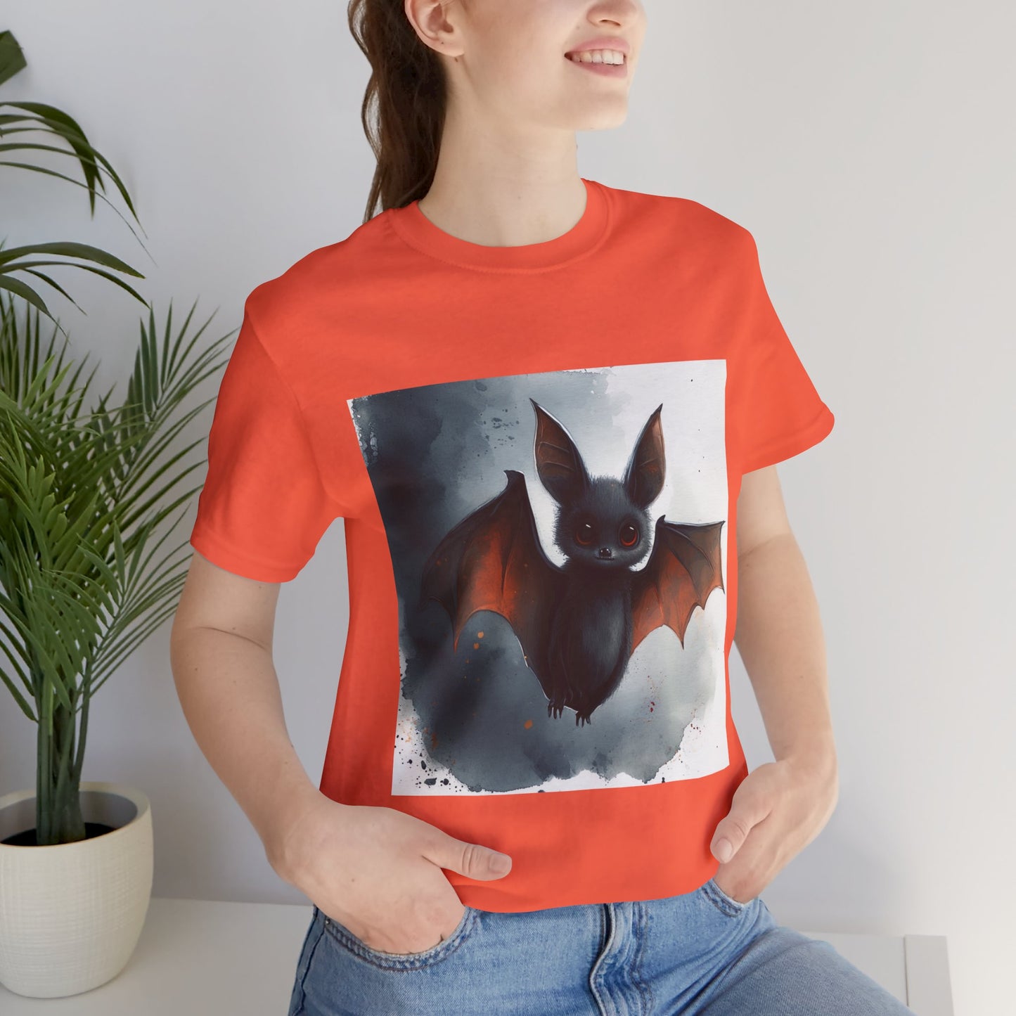 Adorable Baby Bat Unisex Jersey Short Sleeve Tee