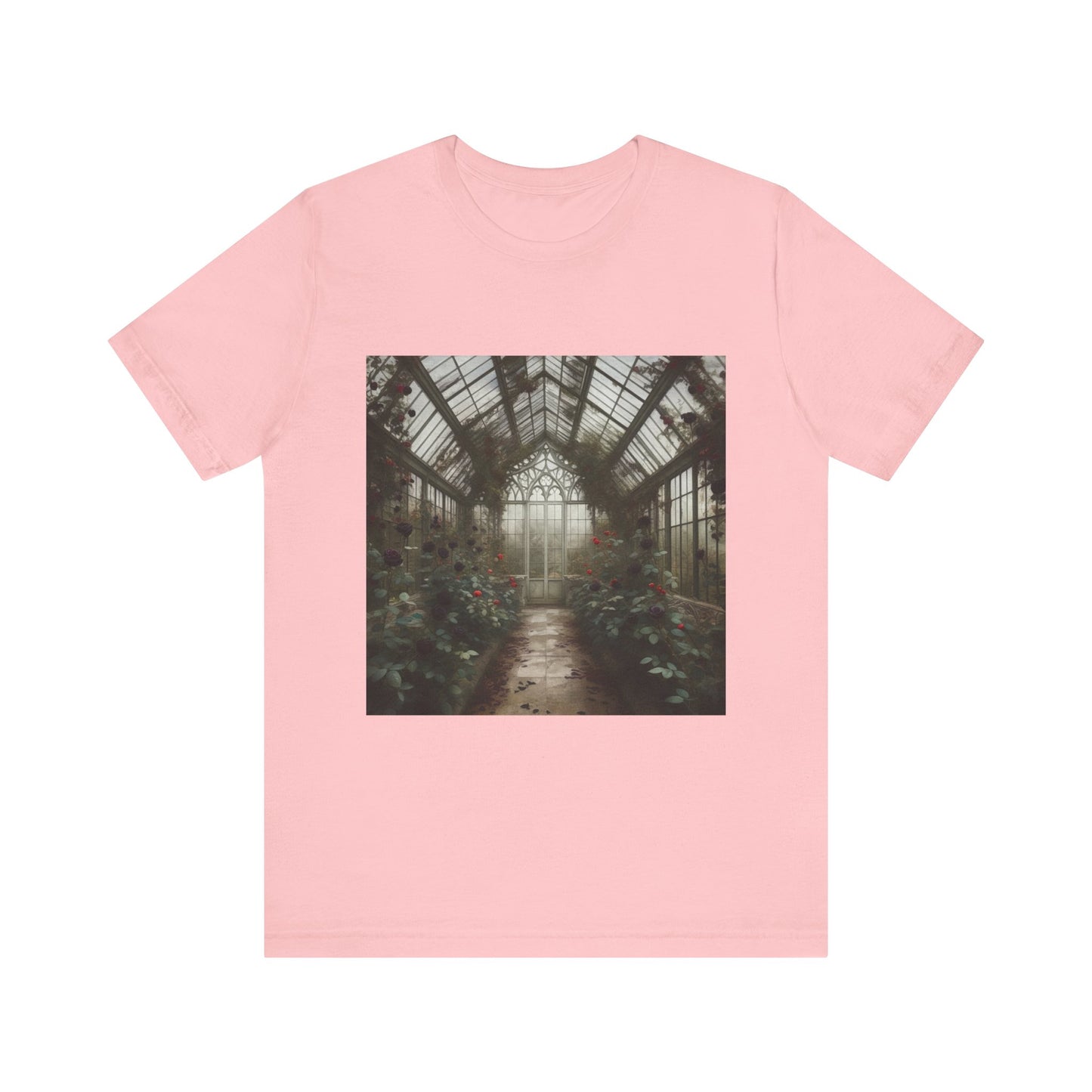 Gothic Roses Greenhouse Unisex Jersey Short Sleeve Tee