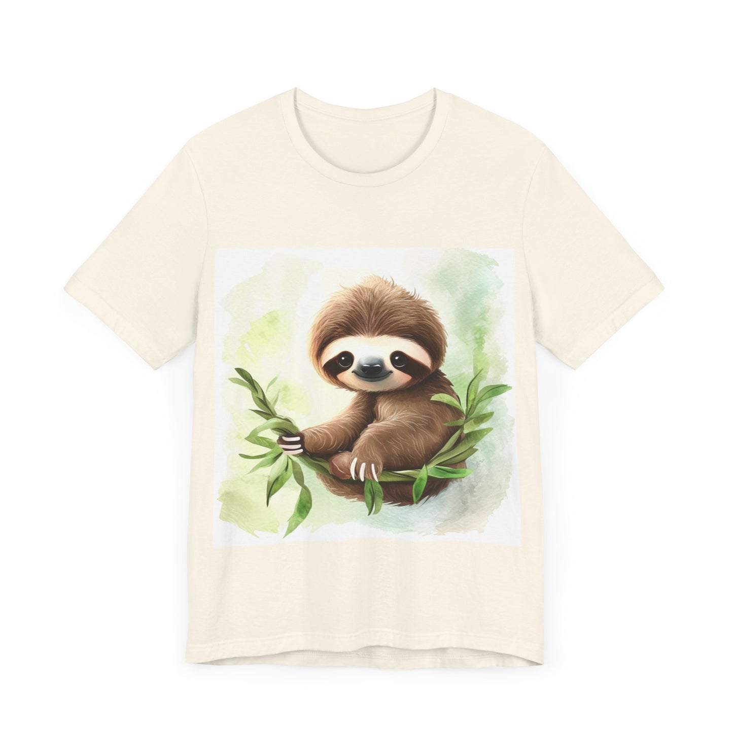 Playful Sloth Unisex Jersey Short Sleeve Tee