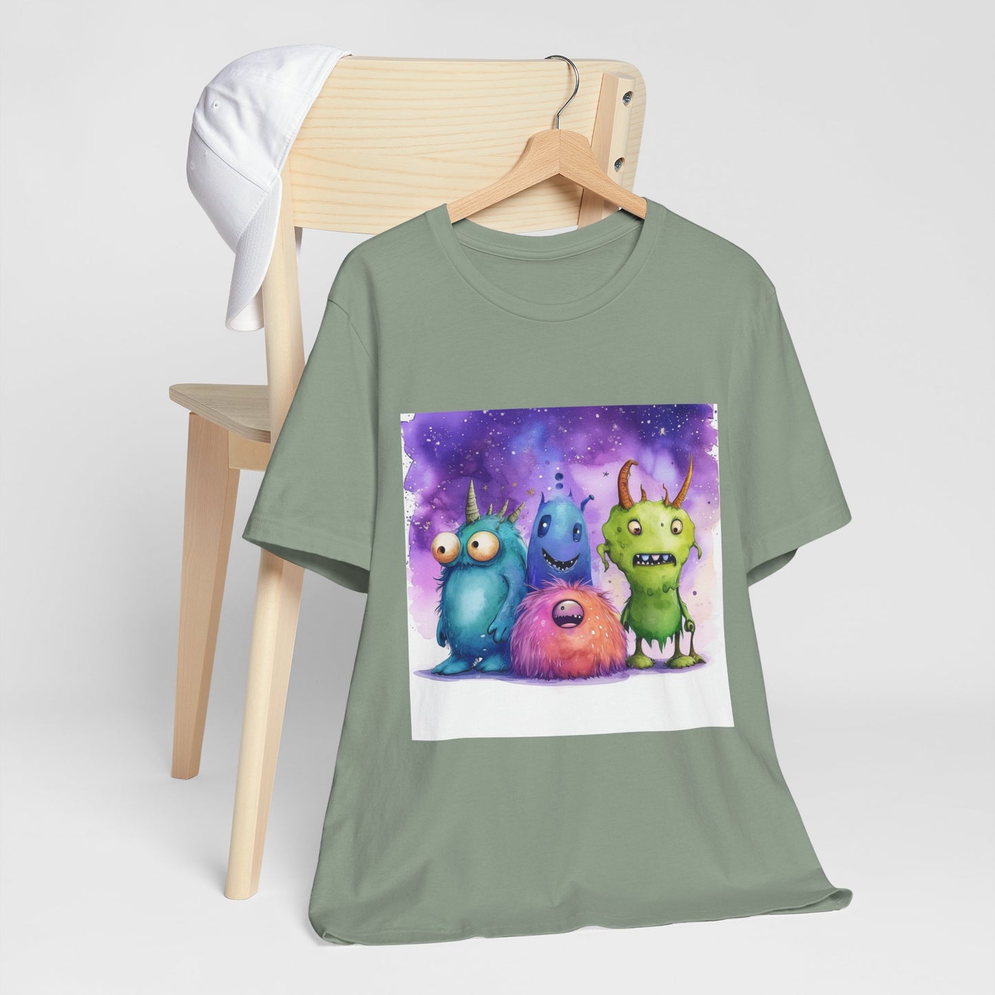 Cartoon Movie Monsters Unisex Jersey Short Sleeve Tee