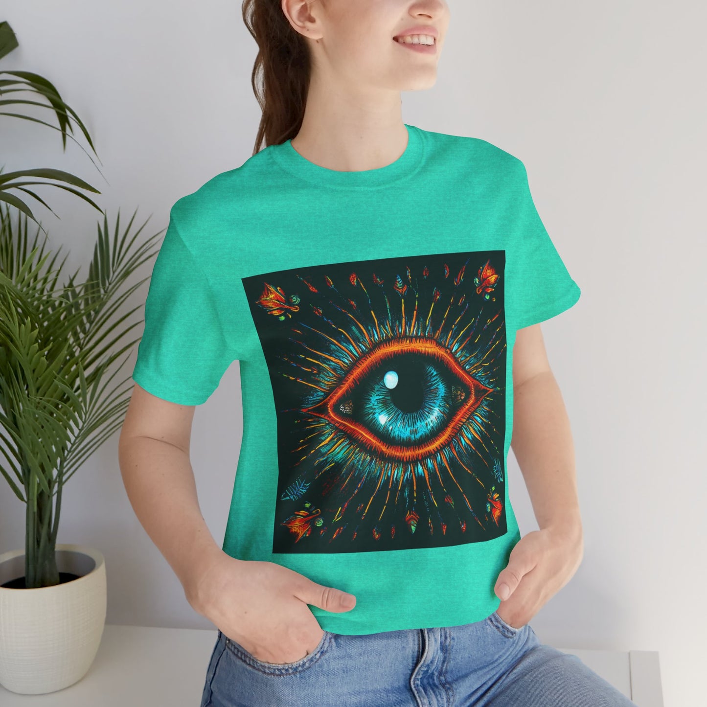 Mesmerizing Eye Unisex Jersey Short Sleeve Tee