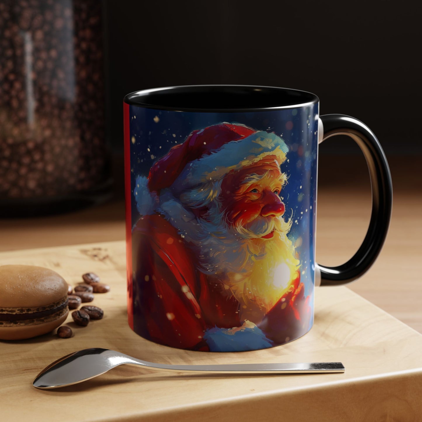 Santa Claus Accent Coffee Mug (11, 15oz)