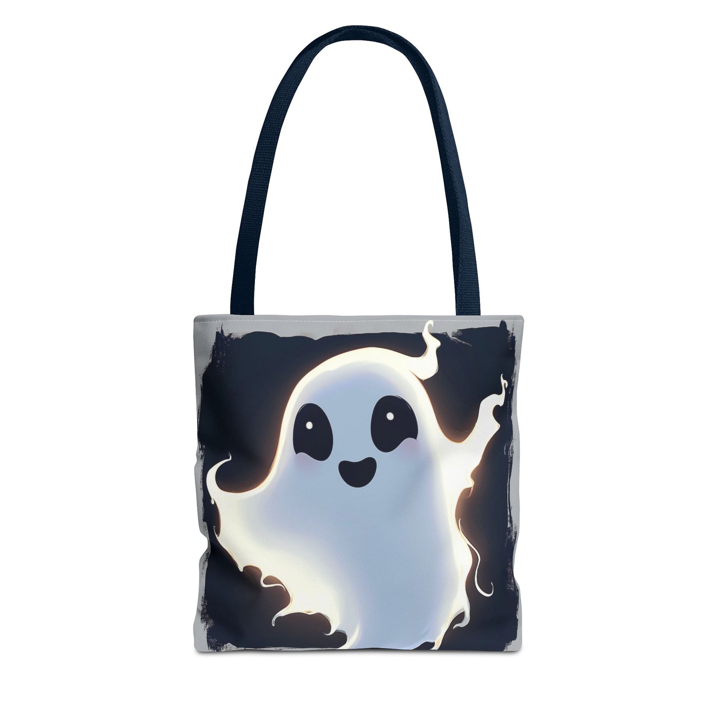 Cute Happy Ghost Tote Bag (AOP)