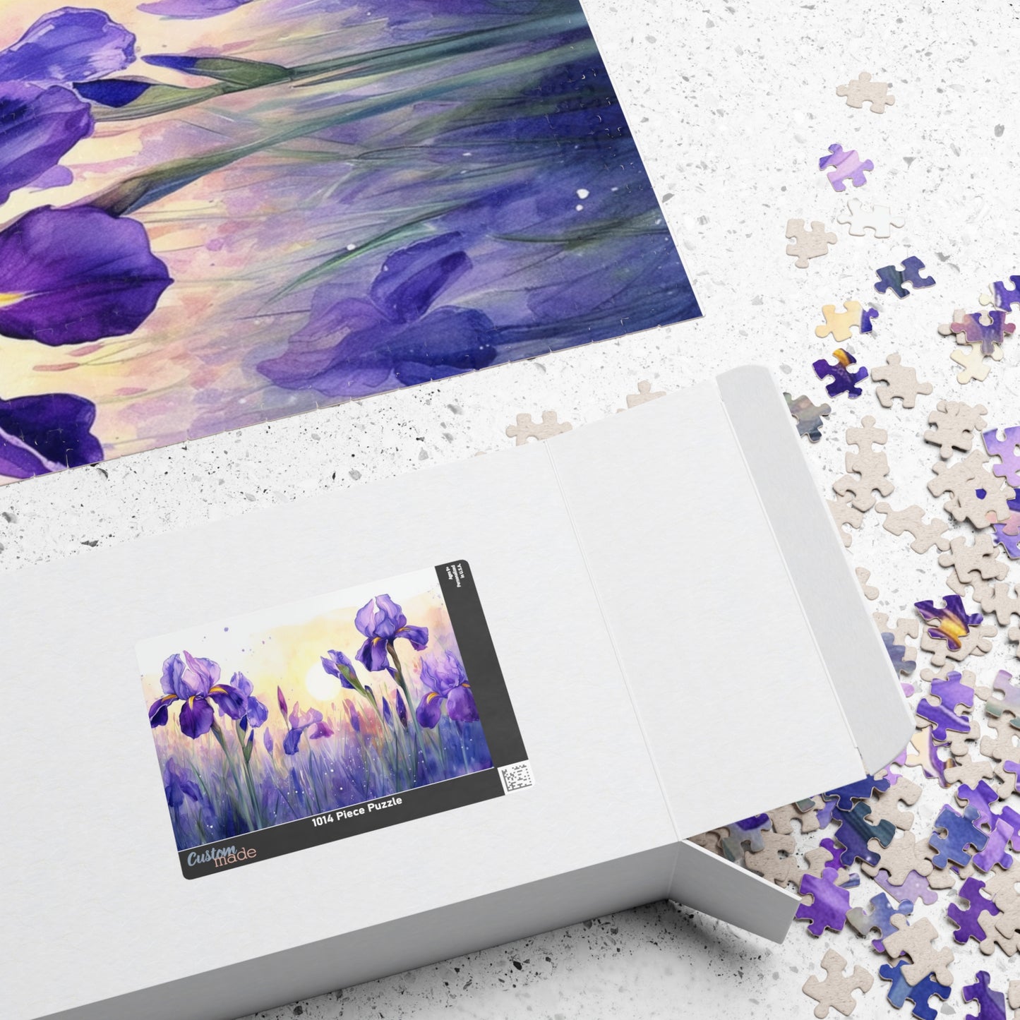 Beautiful Iris Painting Puzzle (110, 252, 520, 1014-piece)