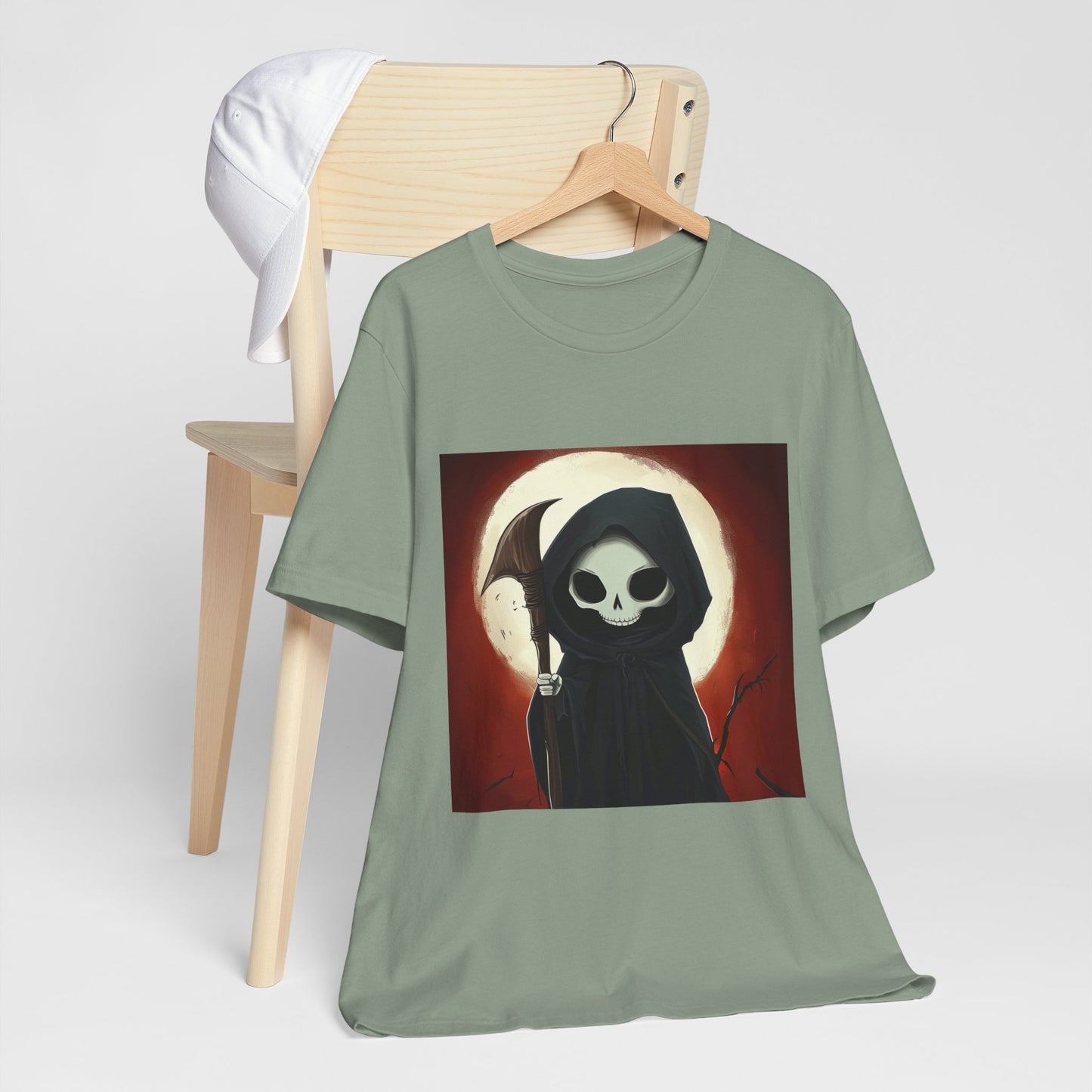 Cute Grim Reaper Unisex Jersey Short Sleeve Tee