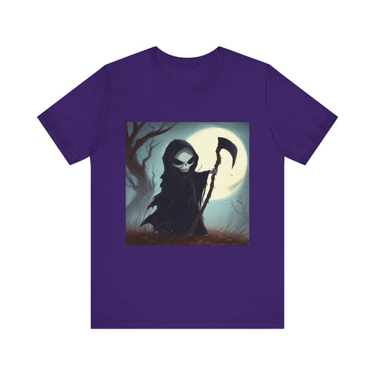 Dark Cute Grim Reaper Unisex Jersey Short Sleeve Tee