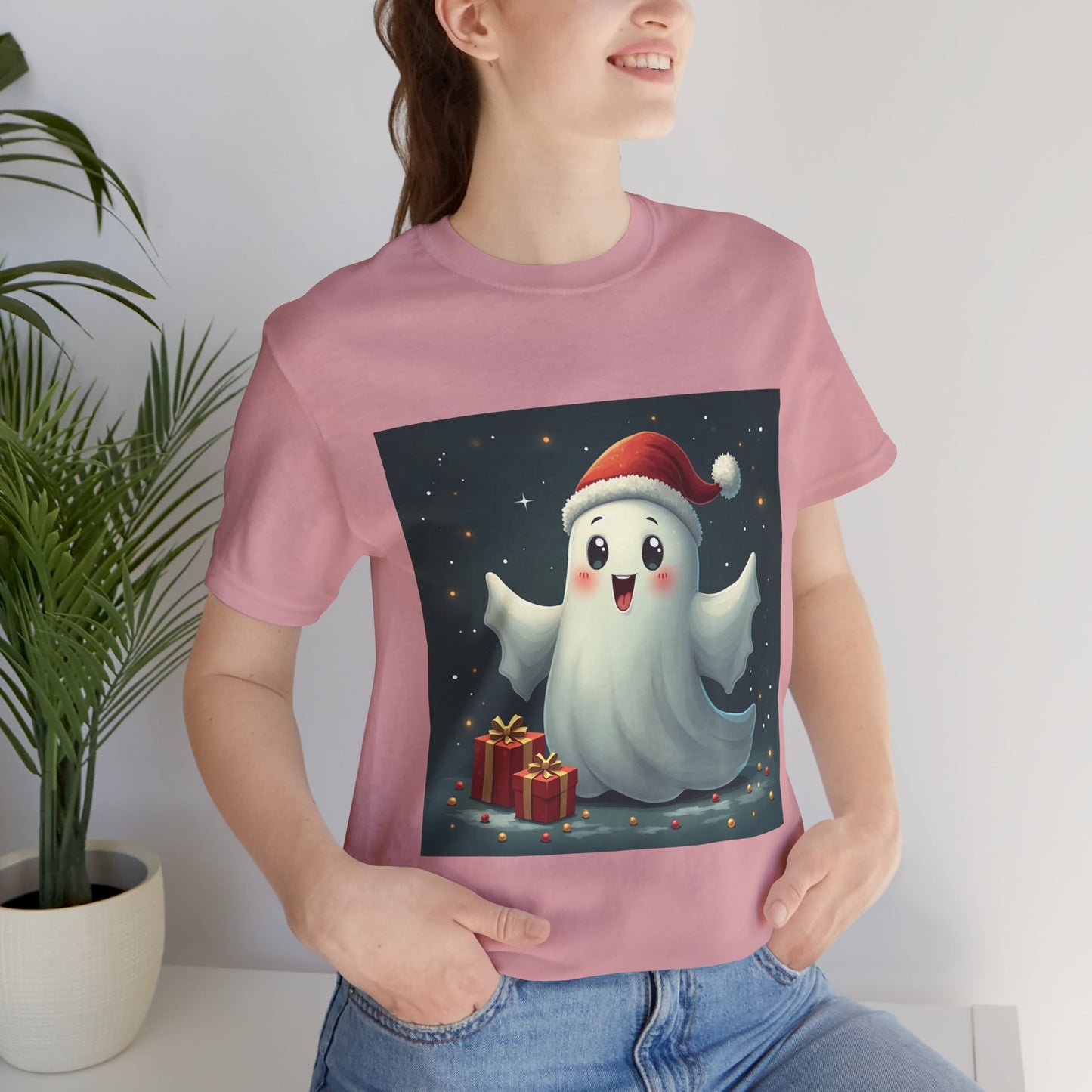 Christmas Presents Ghost Unisex Jersey Tee