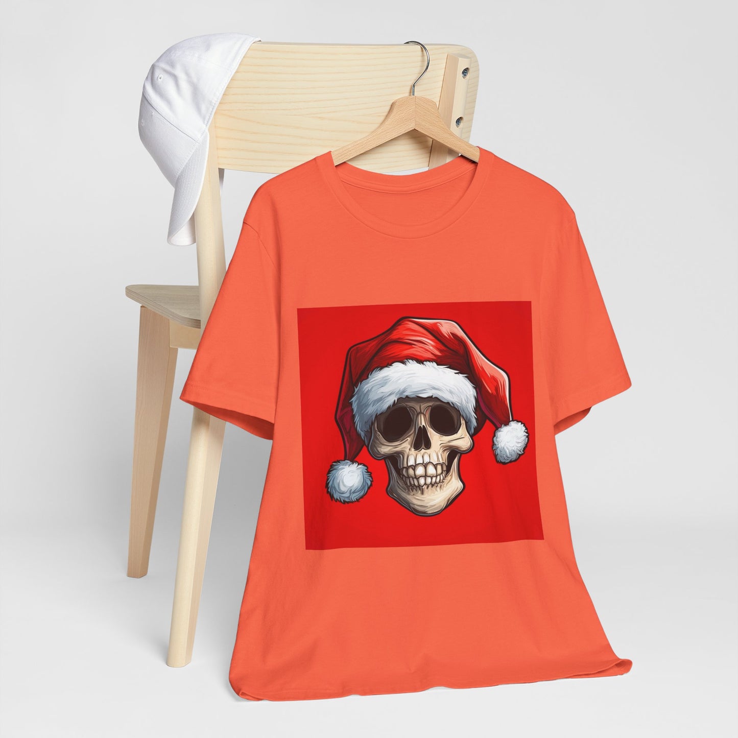 Spooky Jester Santa Skull