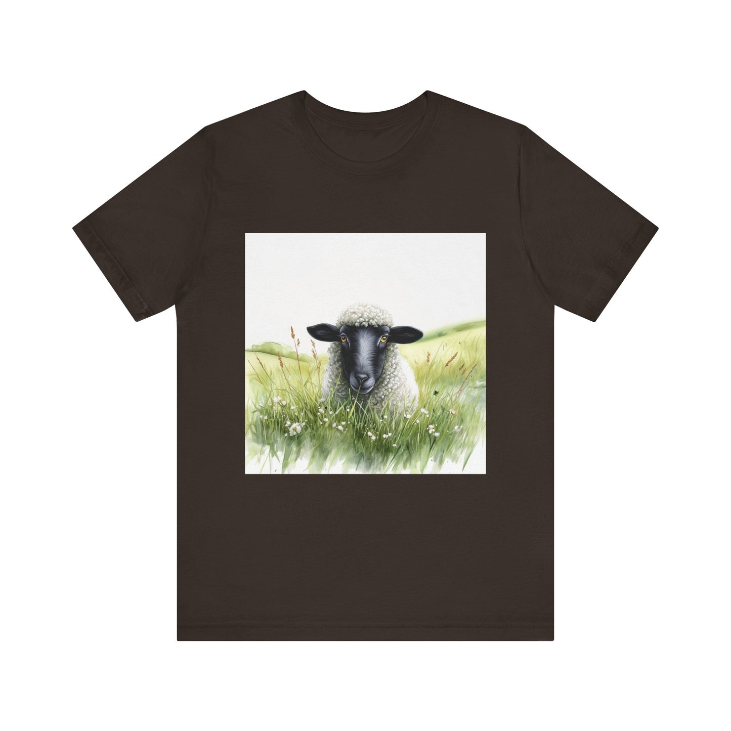 Cute Sheep Unisex Jersey Short Sleeve Tee