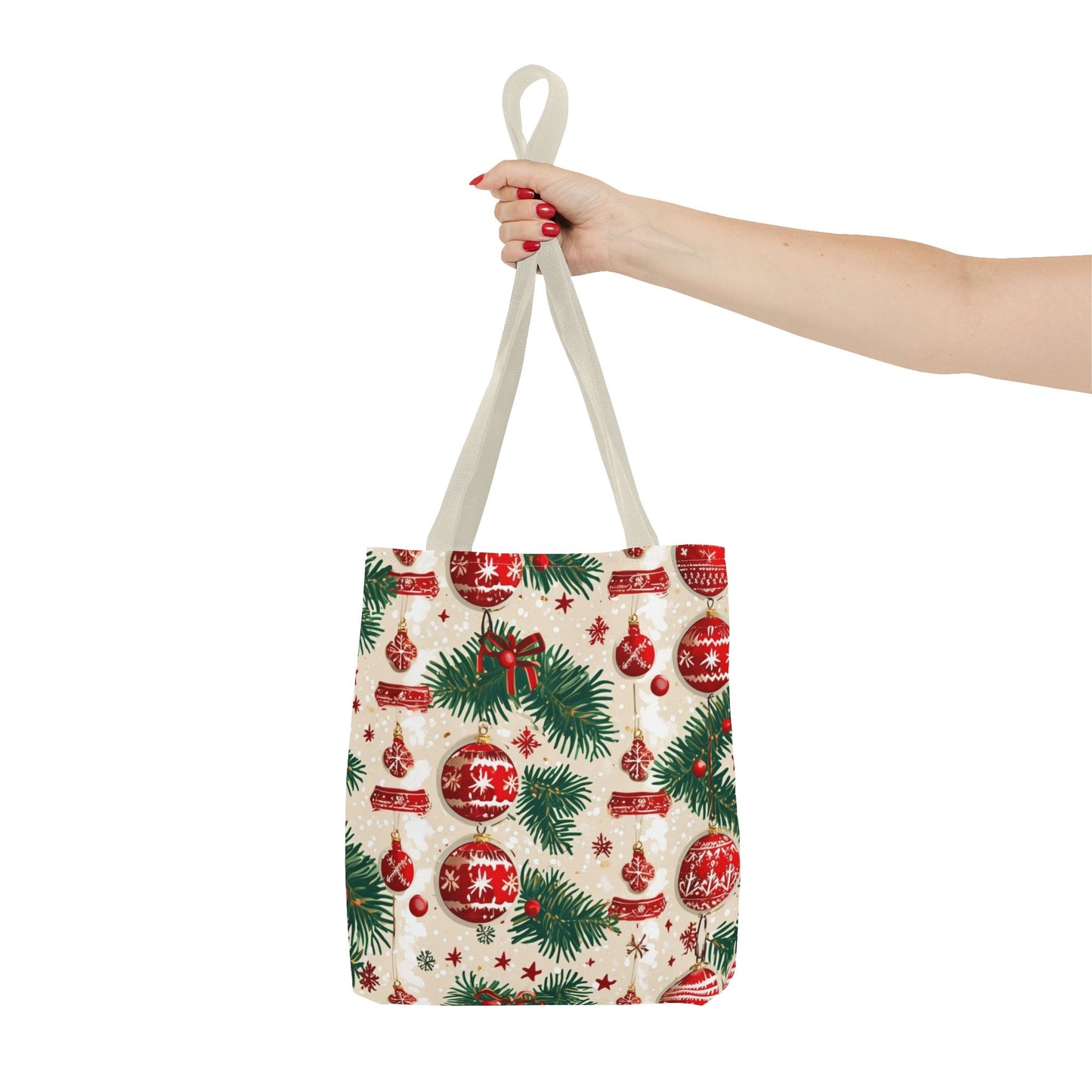 Garland Ornament Pattern Tote Bag (AOP)