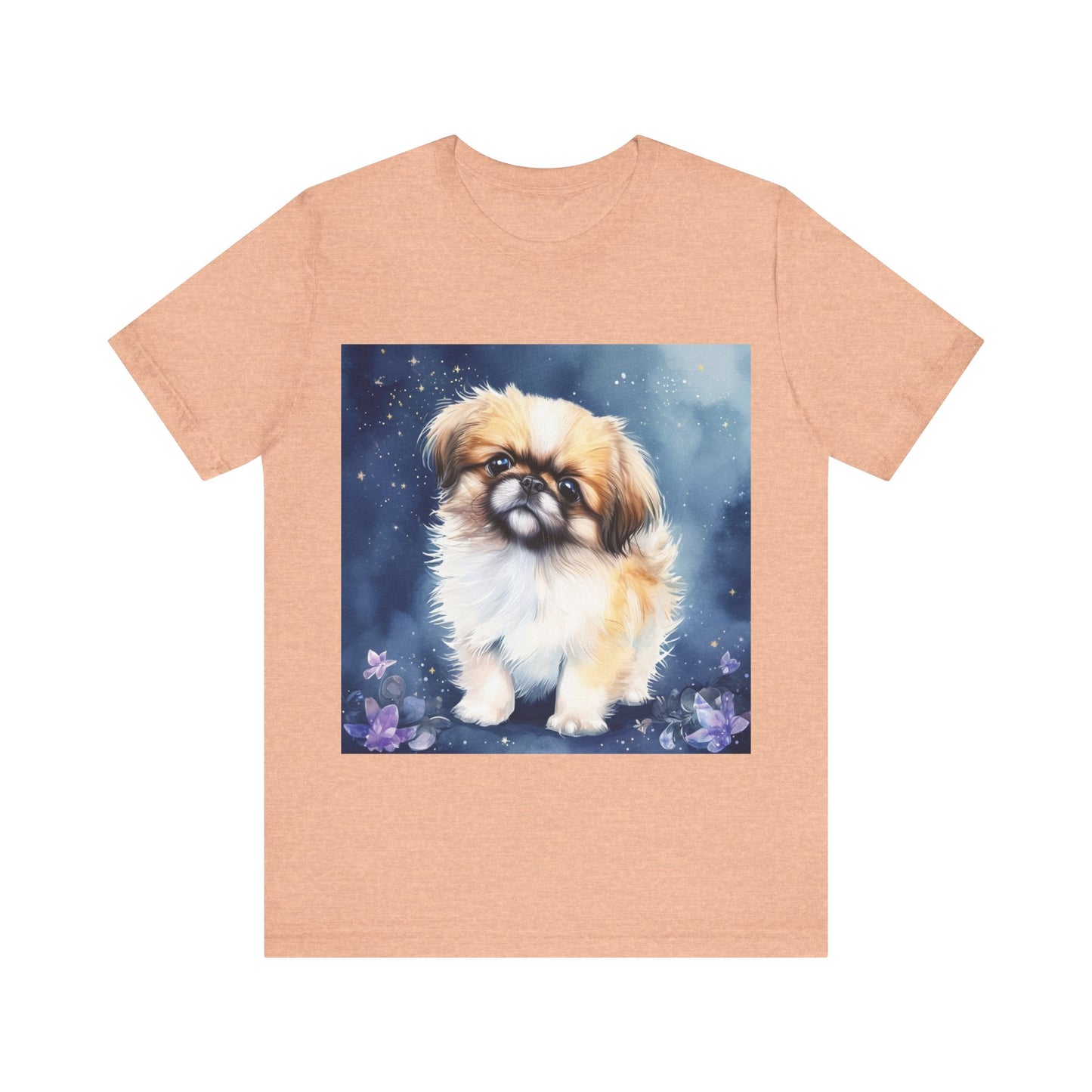 Pekinese Puppy Unisex Jersey Short Sleeve Tee