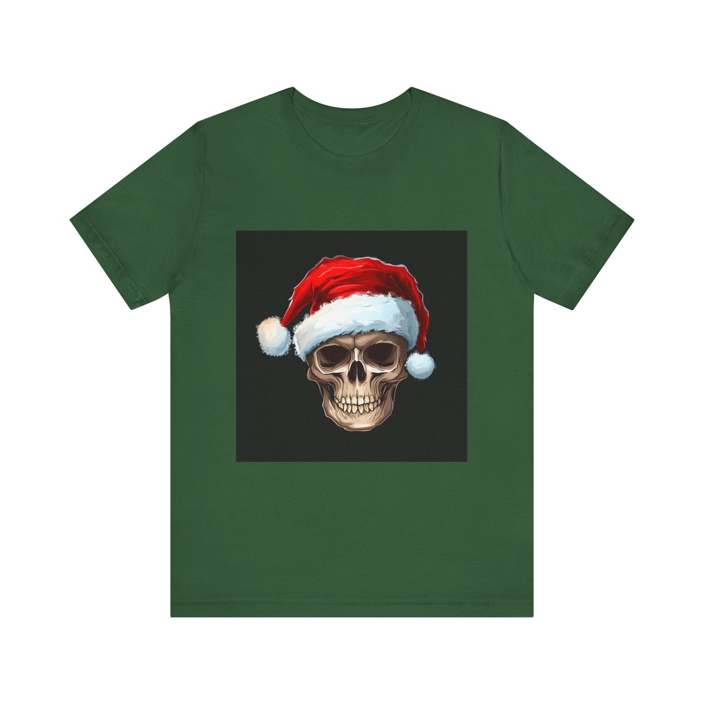 Santa Hat Skull Unisex Jersey Tee