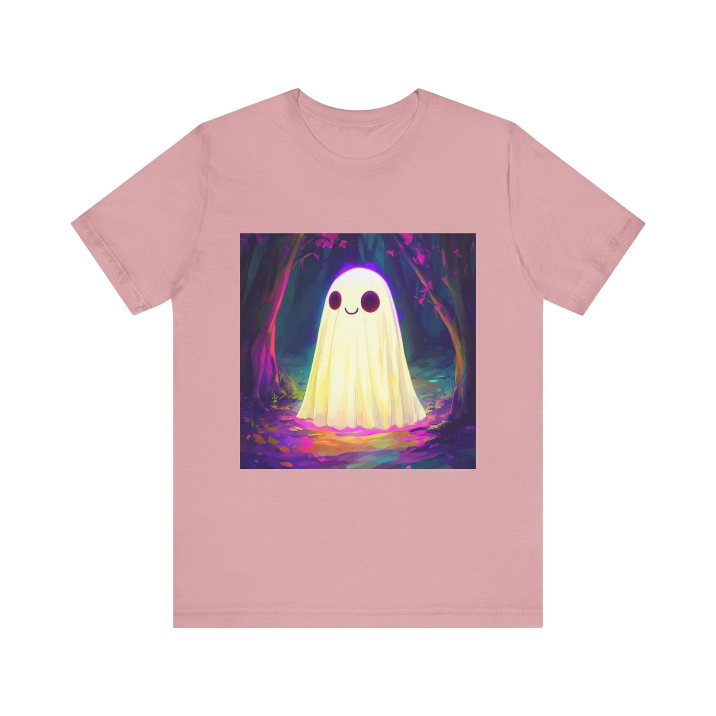 Cute Neon Ghost Unisex Jersey Short Sleeve Tee