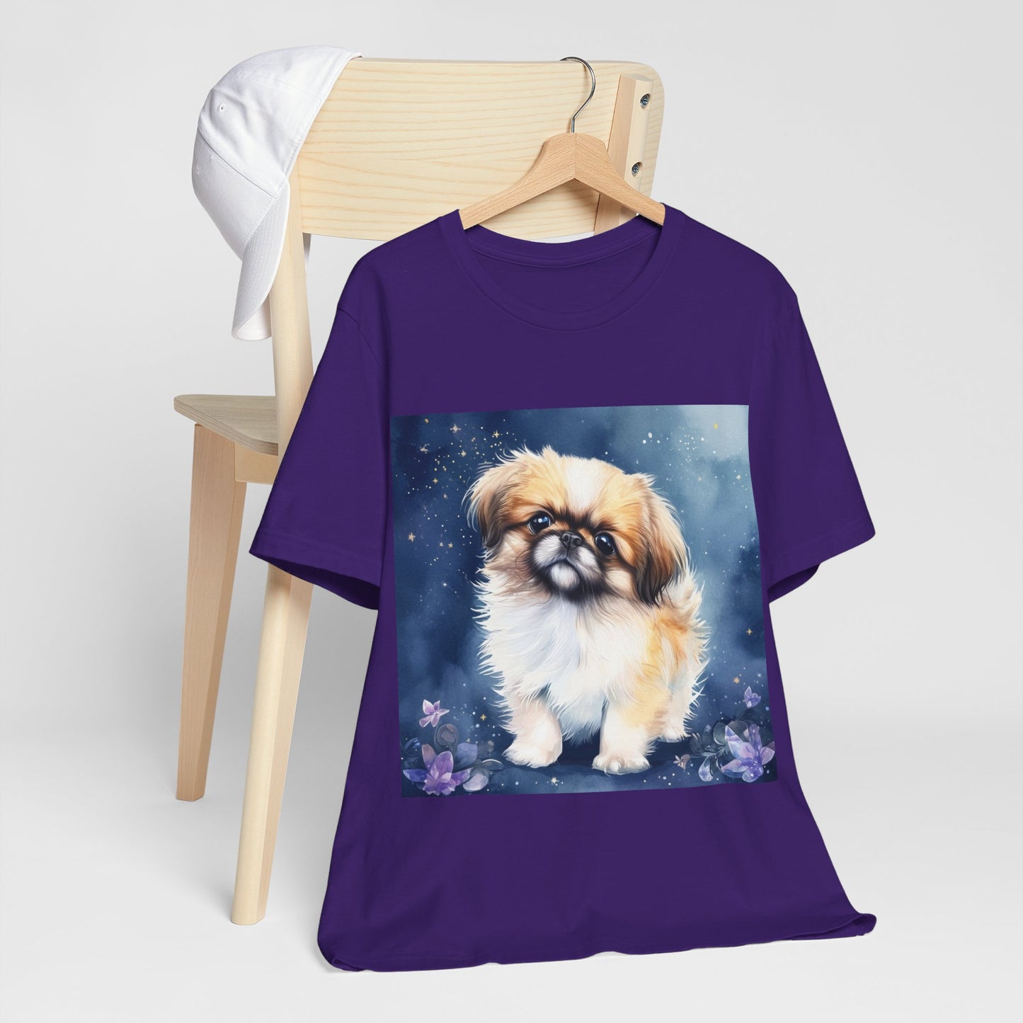 Pekinese Puppy Unisex Jersey Short Sleeve Tee