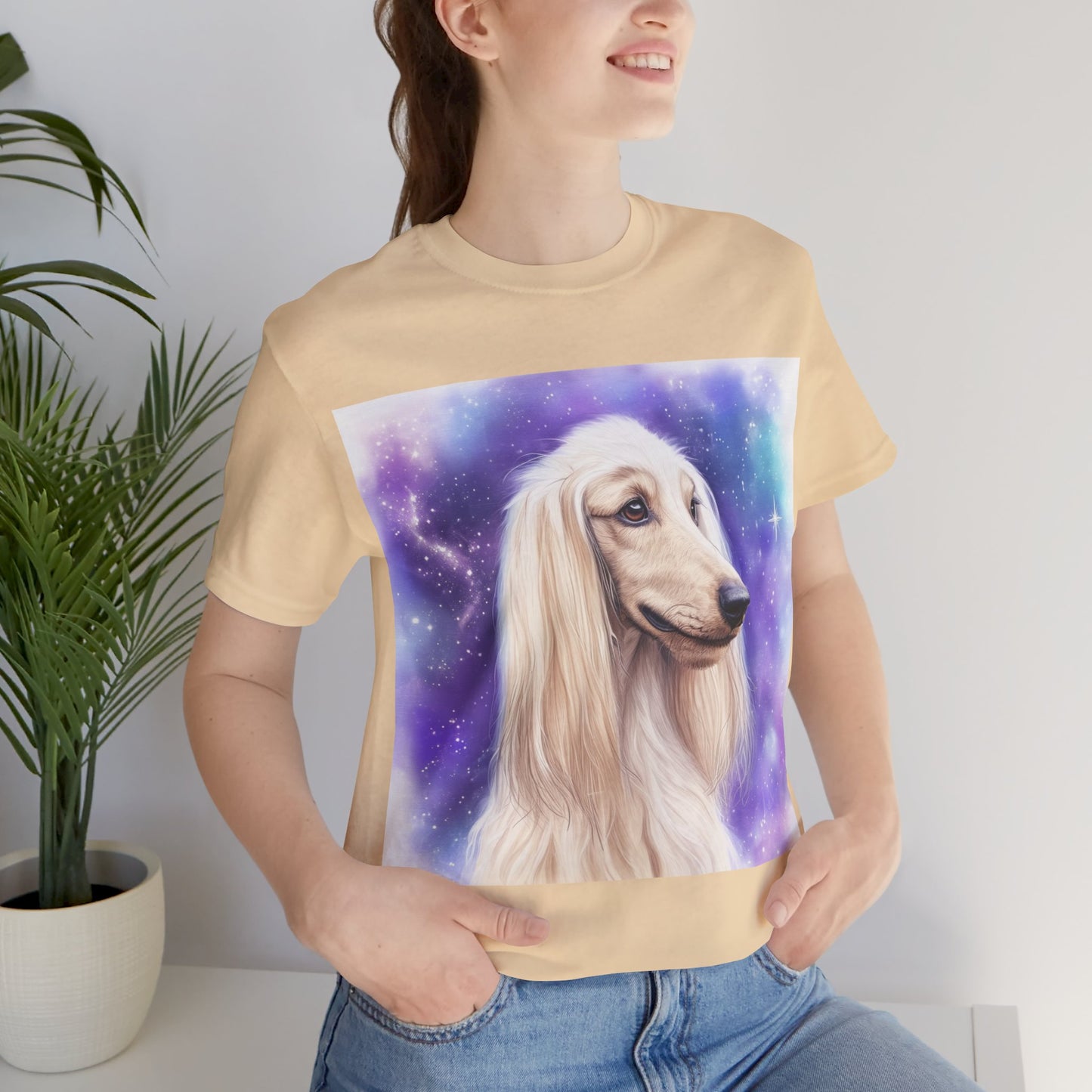 Afghan Hound Unisex Jersey Short Sleeve Tee