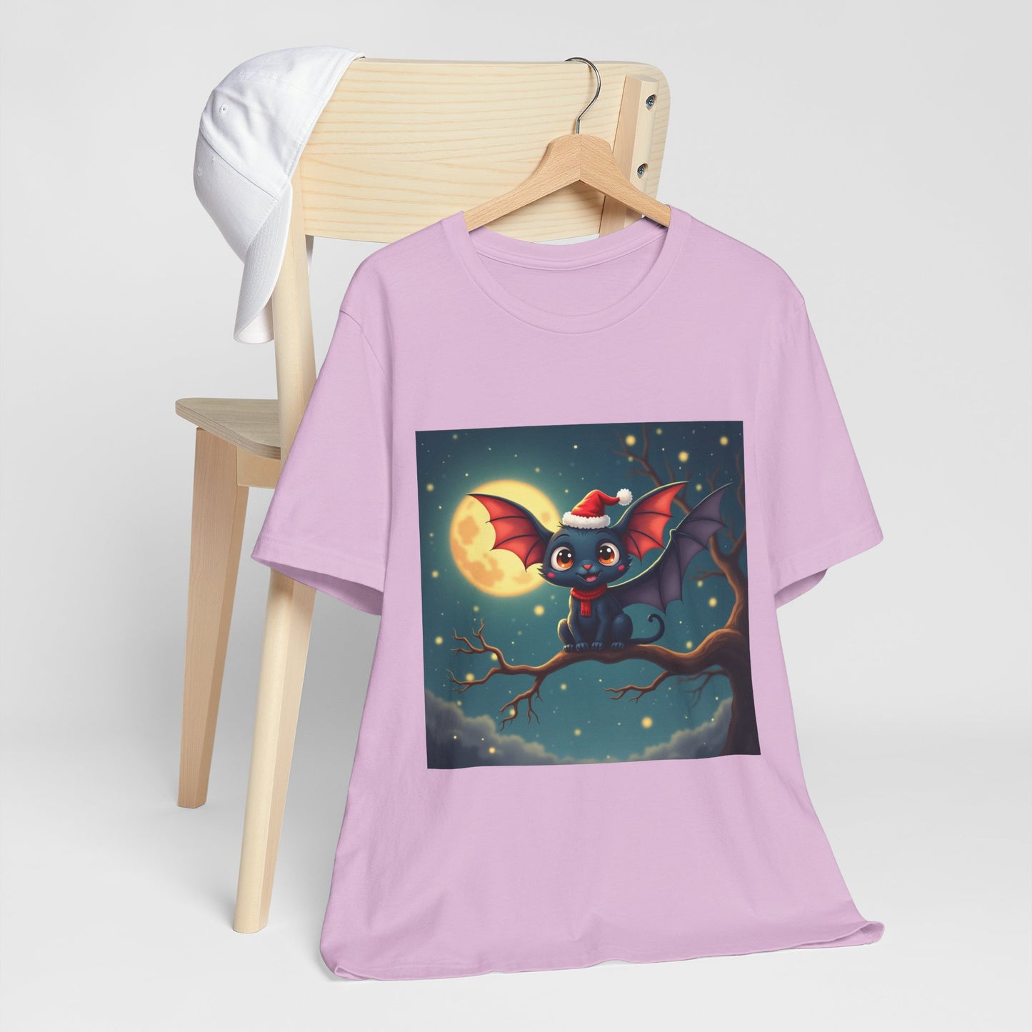 Adorable Festive Winter Bat Unisex Jersey Tee