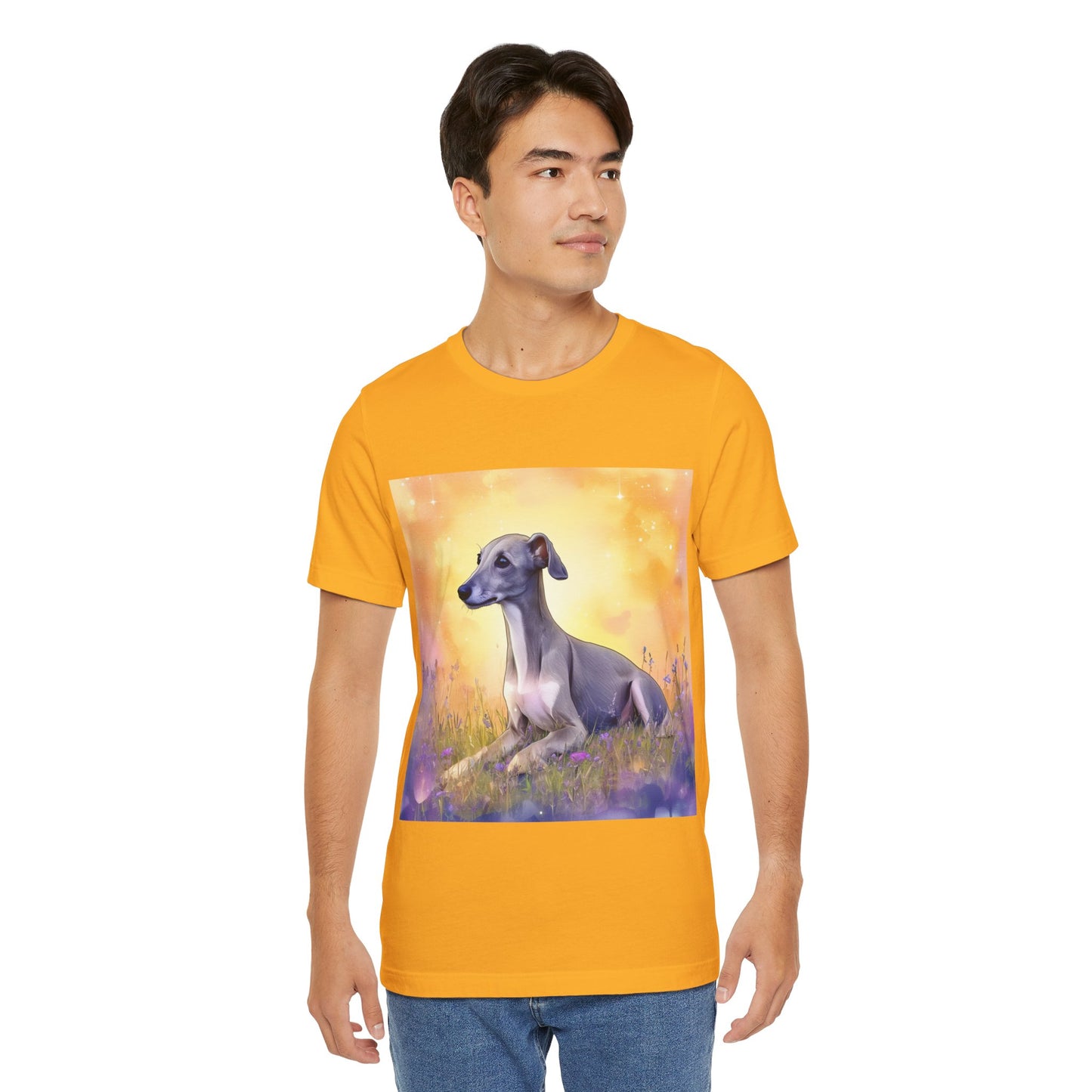 Sunset Greyhound Jersey Short Sleeve Tee