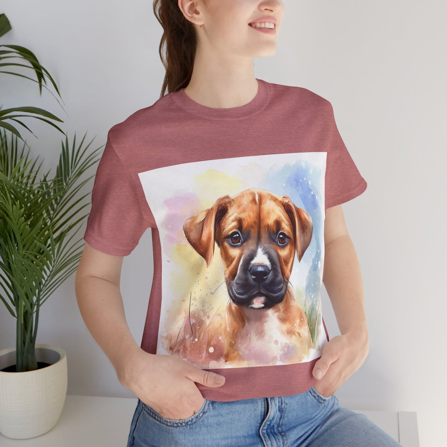 Mastiff Puppy Unisex Jersey Short Sleeve Tee