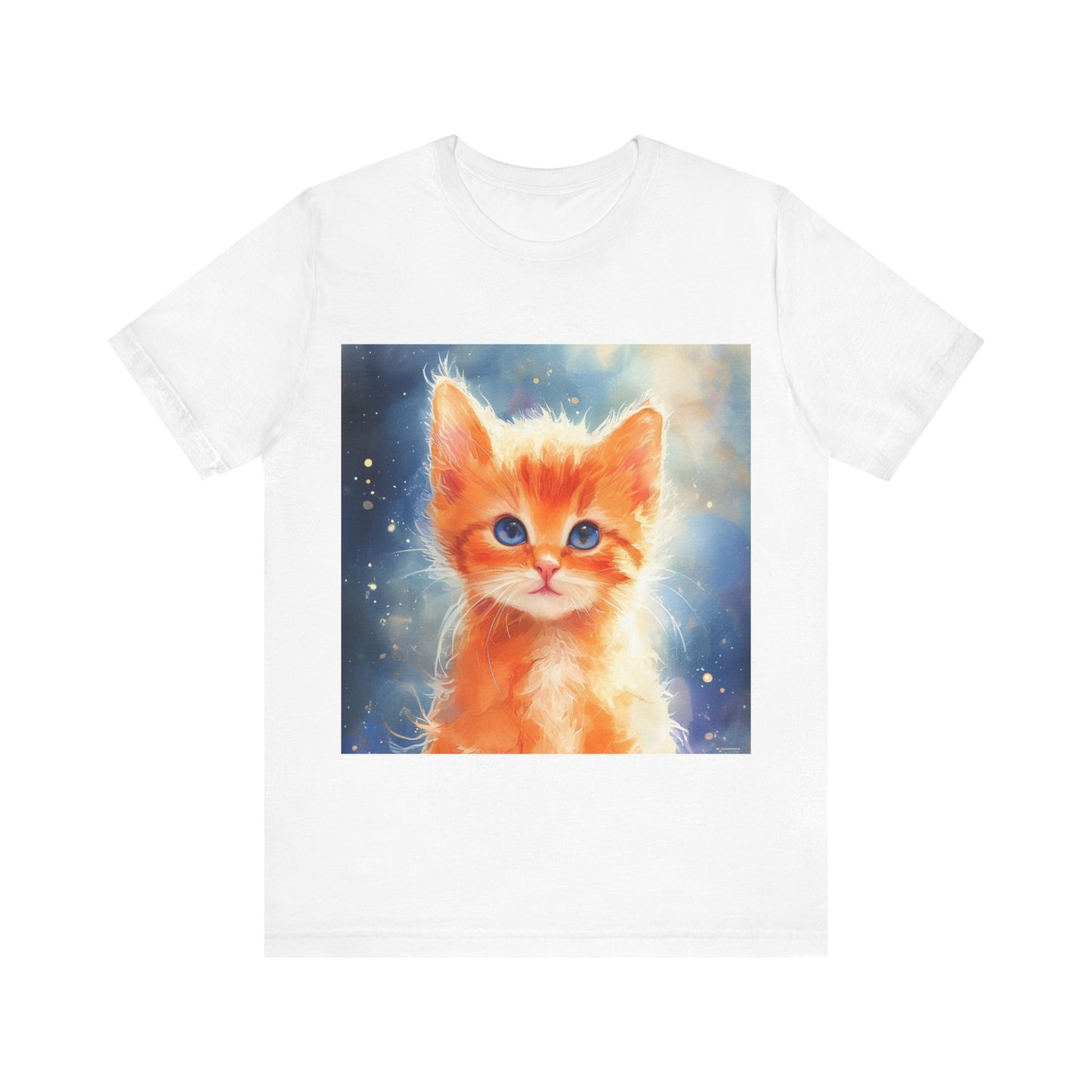 Orange Kitten Unisex Jersey Short Sleeve Tee