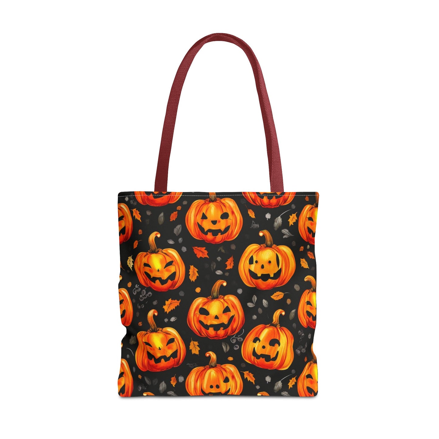 Happy Pumpkin Pattern Tote Bag (AOP)