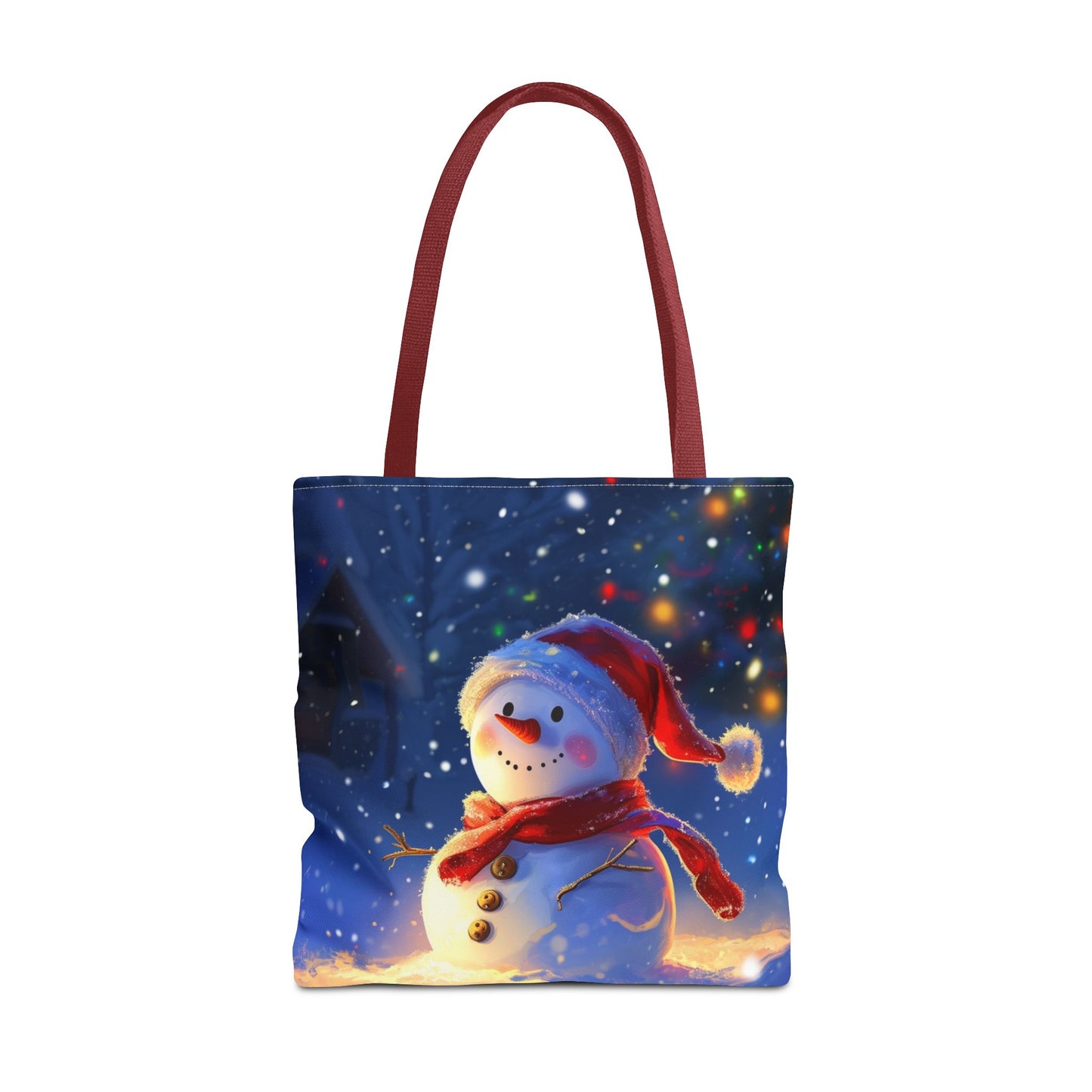 Cute Snowman Tote Bag (AOP)