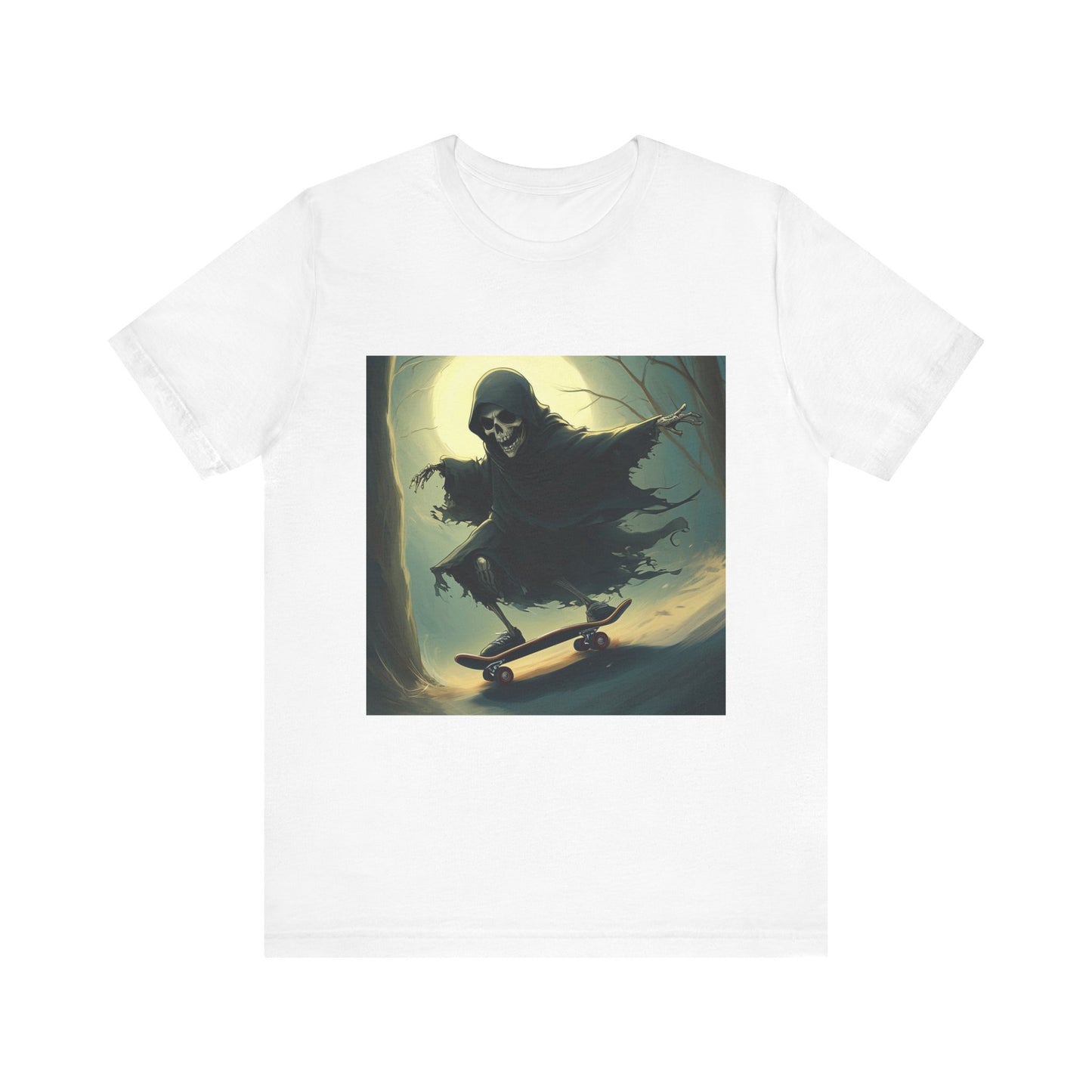 Downhill Skating Grim Reaper Unisex Jersey Short Sleeve Tee