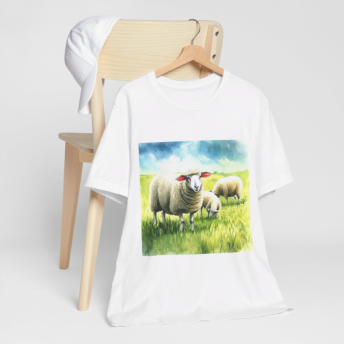 Adorable Sheep Unisex Jersey Short Sleeve Tee